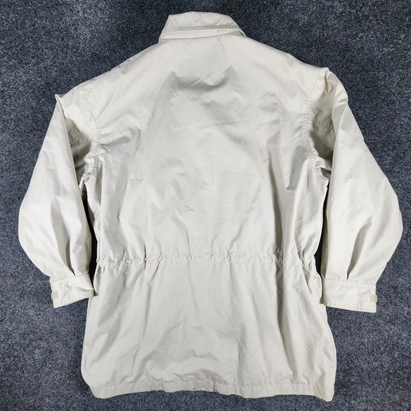 Eddie Bauer Wool Lined Mountain Parka Beige Utility‎ Chore Coat Women's Medium - Picture 4 of 9